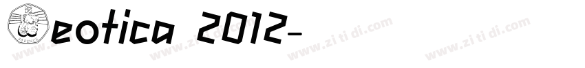 Geotica 2012字体转换